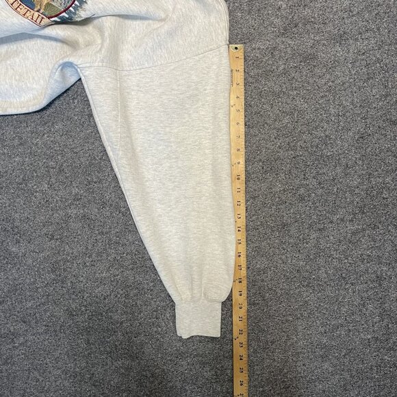 Vintage Briar Creek Sportswear Whitetail Deer Embroidered Sweatshirt Ash Gray L - Picture 9 of 10